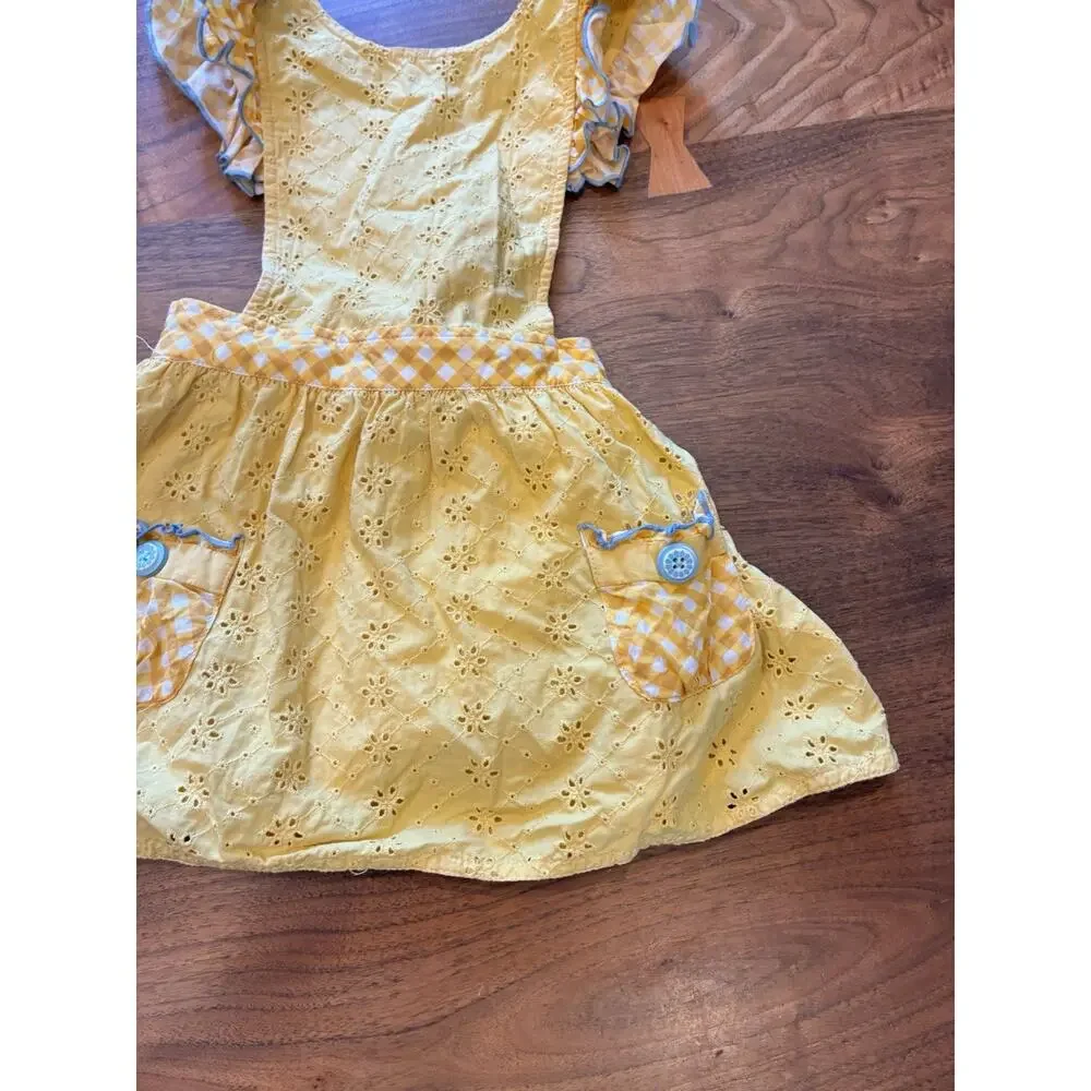 GIRLS MATILDA JANE Brilliant daydream Splendid‎ Sunshine Pinafore dress SIZE 4
